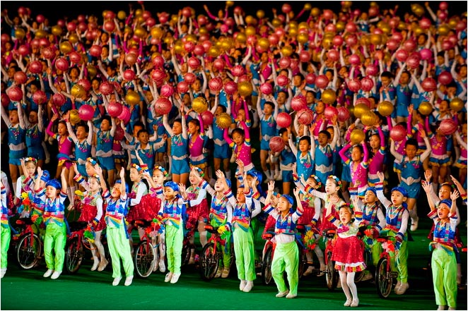 Массовое художественное шоу «Ариран» в КНДР