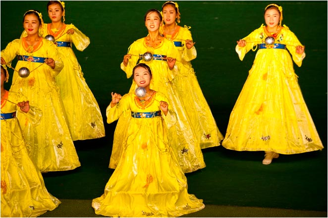 Массовое художественное шоу «Ариран» в КНДР