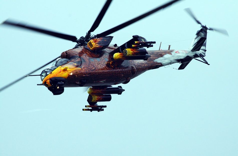 «Орел» на вертолете «Ми-24V» ВВС Венгрии1