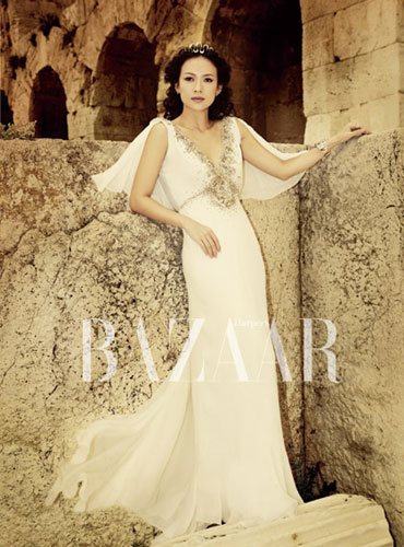 Чжан Цзыи на обложке модного журнала2