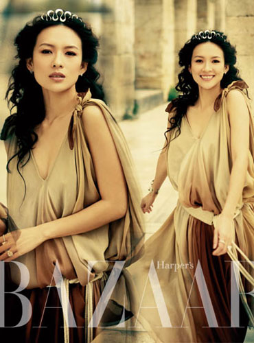 Чжан Цзыи на обложке модного журнала3