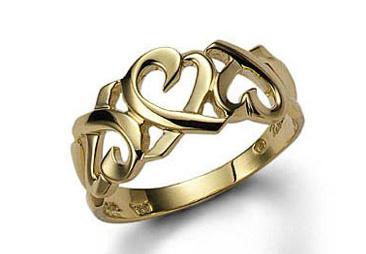 Классические сердцевидные кольца от бренда «Tiffany» 4