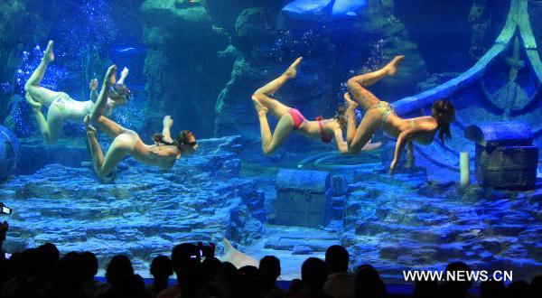 Эстетическое наслаждение--подводный балет