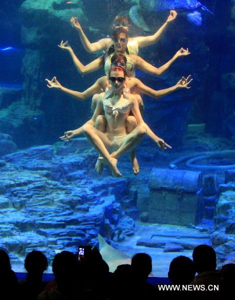Эстетическое наслаждение--подводный балет