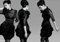Черно-белые фотографии актрисы Хуан И