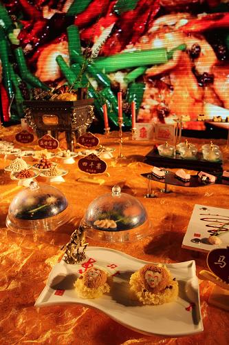 Столетние известные блюда на китайском празднике деликатесов 