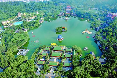 Достопримечательность города Чжухай: парк «Юаньминсиньюань»