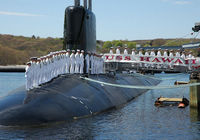Атомная подводная лодка США прибыла в Японию