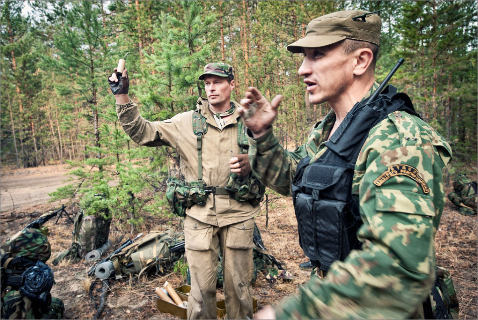 Высококачественные снимки о тренировке Спецназа России