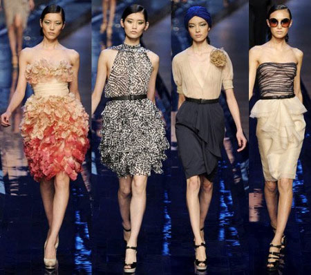 «Китайские лица» на Неделе моды весенне-летнего сезона-2010 в Нью-Йорке1