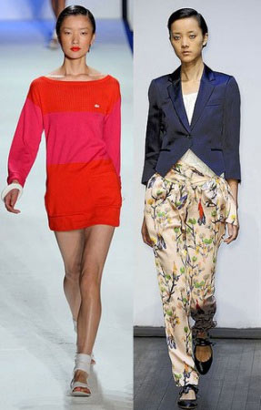 «Китайские лица» на Неделе моды весенне-летнего сезона-2010 в Нью-Йорке5