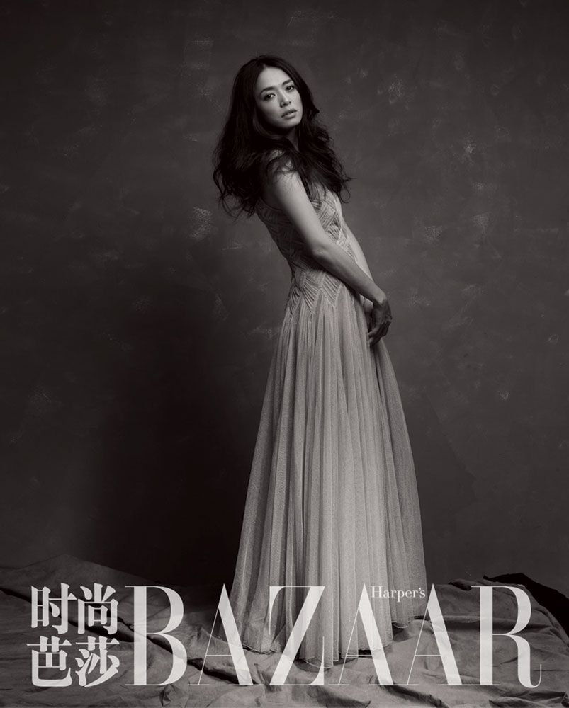 Актриса Яо Чэнь в черно-белых снимках1