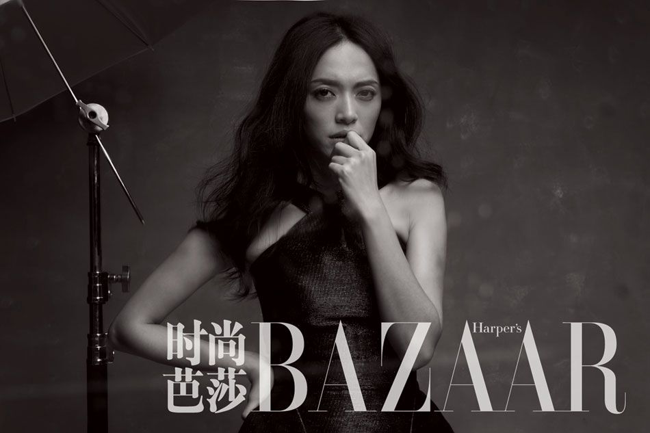Актриса Яо Чэнь в черно-белых снимках2