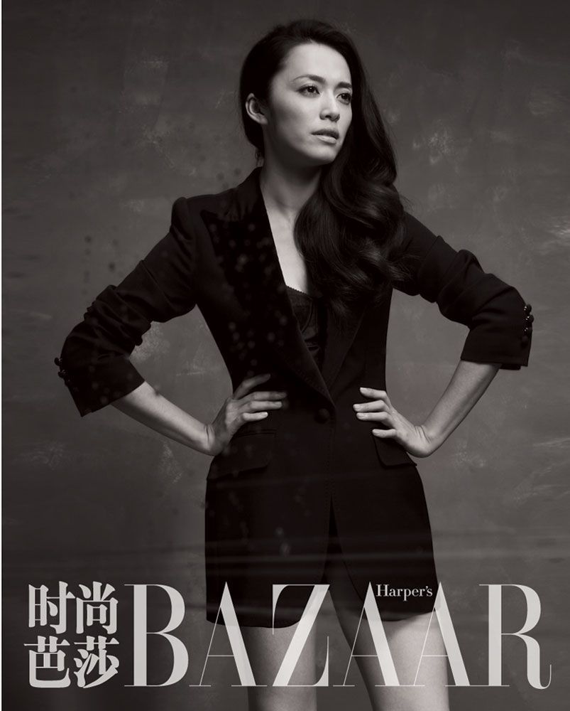 Актриса Яо Чэнь в черно-белых снимках4