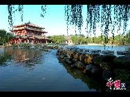 Тематический императорский парк «Датан Фужунъюань» находится в районе Цюйцзянсиньцюй города Сиань. 