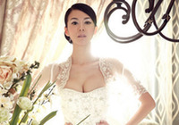 Китайская актриса Ли Синьюй в свадебном платье 5
