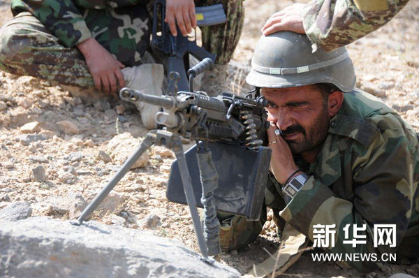 Техническое оборудование солдат в Афганистане