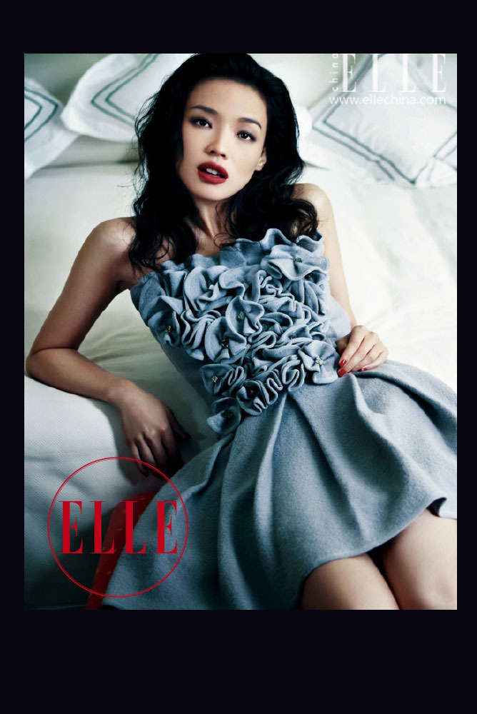 Сексуальная Шу Ци на обложке журнала «ELLE» 
