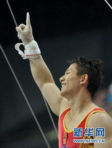 Срочно: Китайский спортсмен завоевал золотую медель в упражнениях на кольцах на Чемпионате мира по гимнастике4