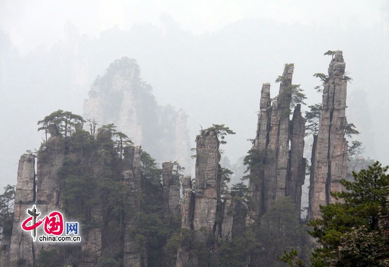 Красивые пейзажи горы Тяньцзышань5