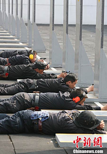 Замечательные фотографии с соревнований по стрельбе в органах общественной безопасности Китая
