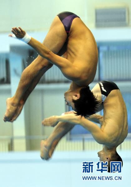 Открытые тренировки Государственной команды по прыжкам в воду КНР перед Азиатскими играми в Гуанчжоу 5