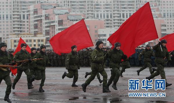 В Москве состоялась репетиция в честь 69-й годовщины военного парада на Красной площади
