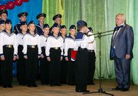 Церемония вступления в военную школу в России