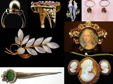 Антикварные коллекции ювелирных украшений