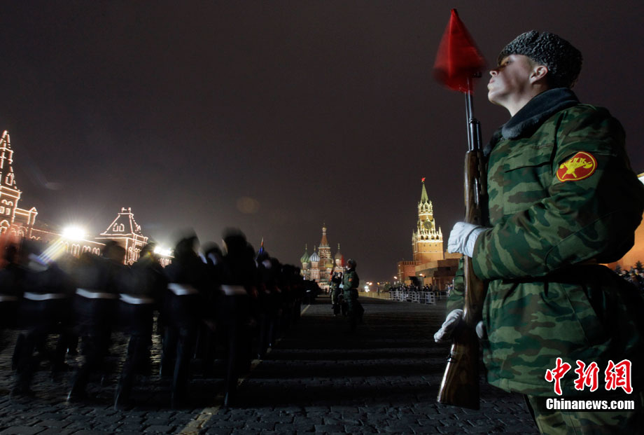 В Москве состоялась репетиция военного парада