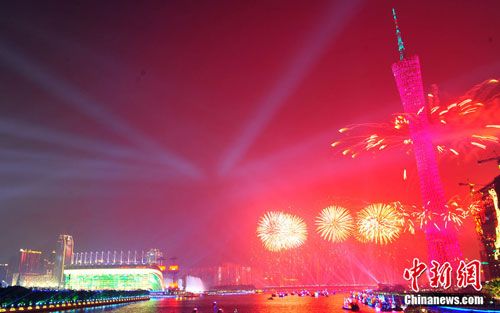 Первая генеральная репетиция церемонии открытия Азиатских игр в Гуанчжоу3