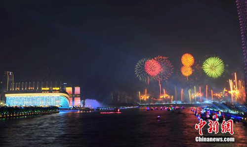 Первая генеральная репетиция церемонии открытия Азиатских игр в Гуанчжоу4