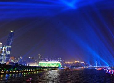 Первая генеральная репетиция церемонии открытия Азиатских игр в Гуанчжоу