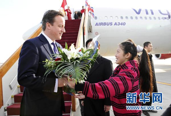 Премьер-министр Великобритании Дэвид Кэмерон прибыл в Китай с визитом