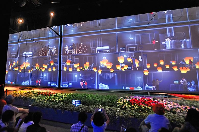 Выставочная зона «Низкоуглеродное будущее» в Национальном павильоне Китая на ЭКСПО-2010 в Шанхае.