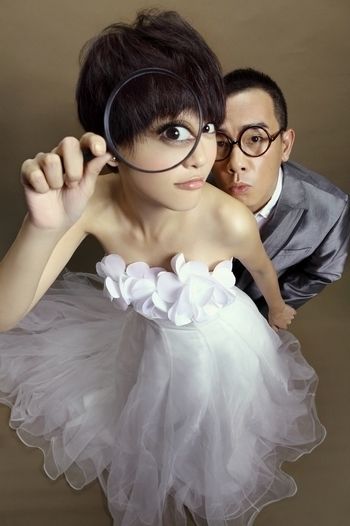 Необычные свадебные фотографии супругов Чэнь Сяочуня и Ин Цайэр 1