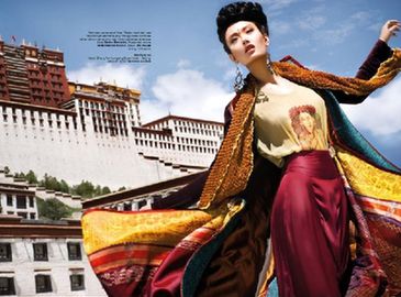 Известные модели в Тибете1
