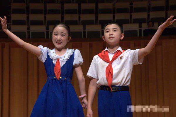 Класс имени Мао Цзэдуна в Первой средней школе Восточного Пхеньяна