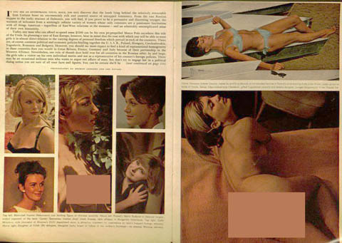 Советские красотки в журнале «Playboy» 