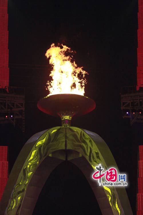 Церемония зажжения факела Азиатских игр в Гуанчжоу2