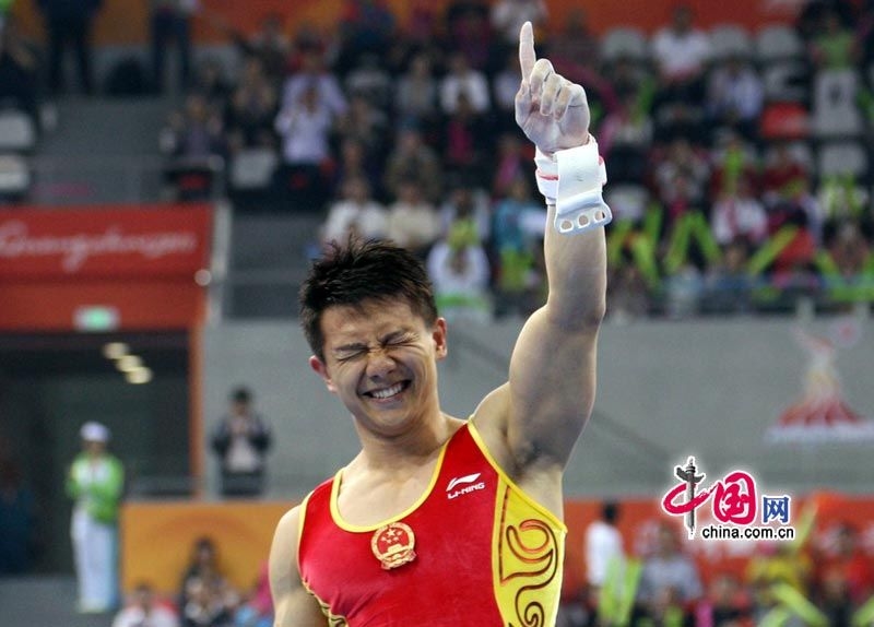 Китайская мужская команда по гимнастике десятый раз стала чемпионом в Азиатских играх 2