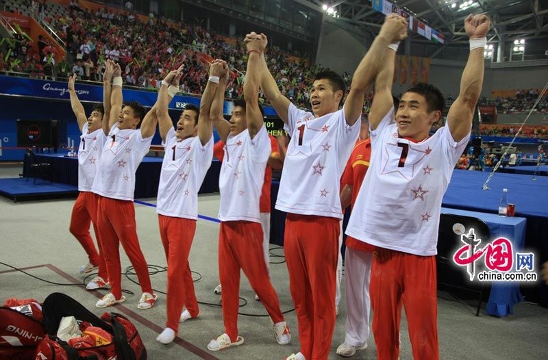 Китайская мужская команда по гимнастике десятый раз стала чемпионом в Азиатских играх 3