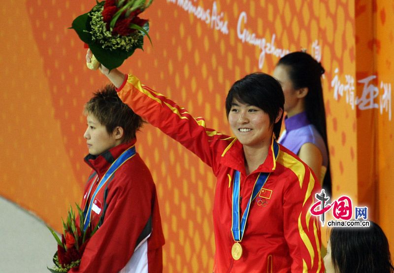 Симпатичные выражения лиц победителей в Азиатских играх в Гуанчжоу 2