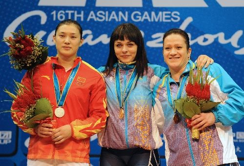 Спортсмены из Казахстана завоевали две золотые медали в соревновании по тяжелой атлетике в Азиатских играх в Гуанчжоу 6