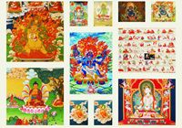 Выставка лучших произведений буддийской живописи «Танка» современных художников