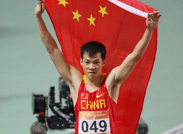 Лао Ли завоевал первую для Китая золотую медаль в соревновании по бегу на 100 метров в истории Азиатских игр