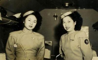 Китайские стюардессы во времена Китайской республики (1911-1949 гг.)