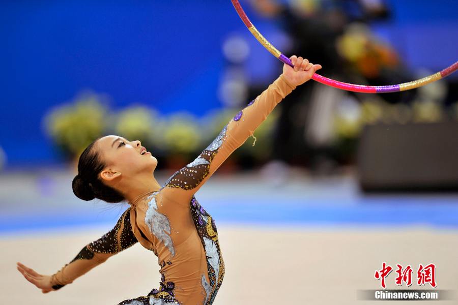 Сон Ен-Джо, самая красивая гимнастка на Азиатских Играх в Гуанчжоу