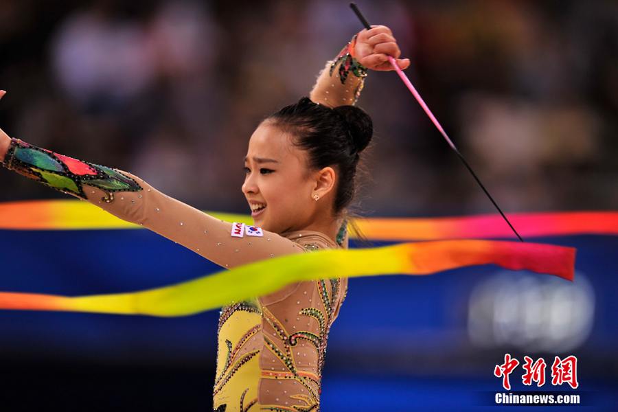 Сон Ен-Джо, самая красивая гимнастка на Азиатских Играх в Гуанчжоу