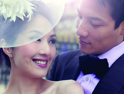 Свадебные фотографии супруг Ян Цяньхуа и Дин Цзыгао